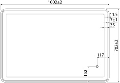 Iddis Зеркало Cloud 100 – фотография-6